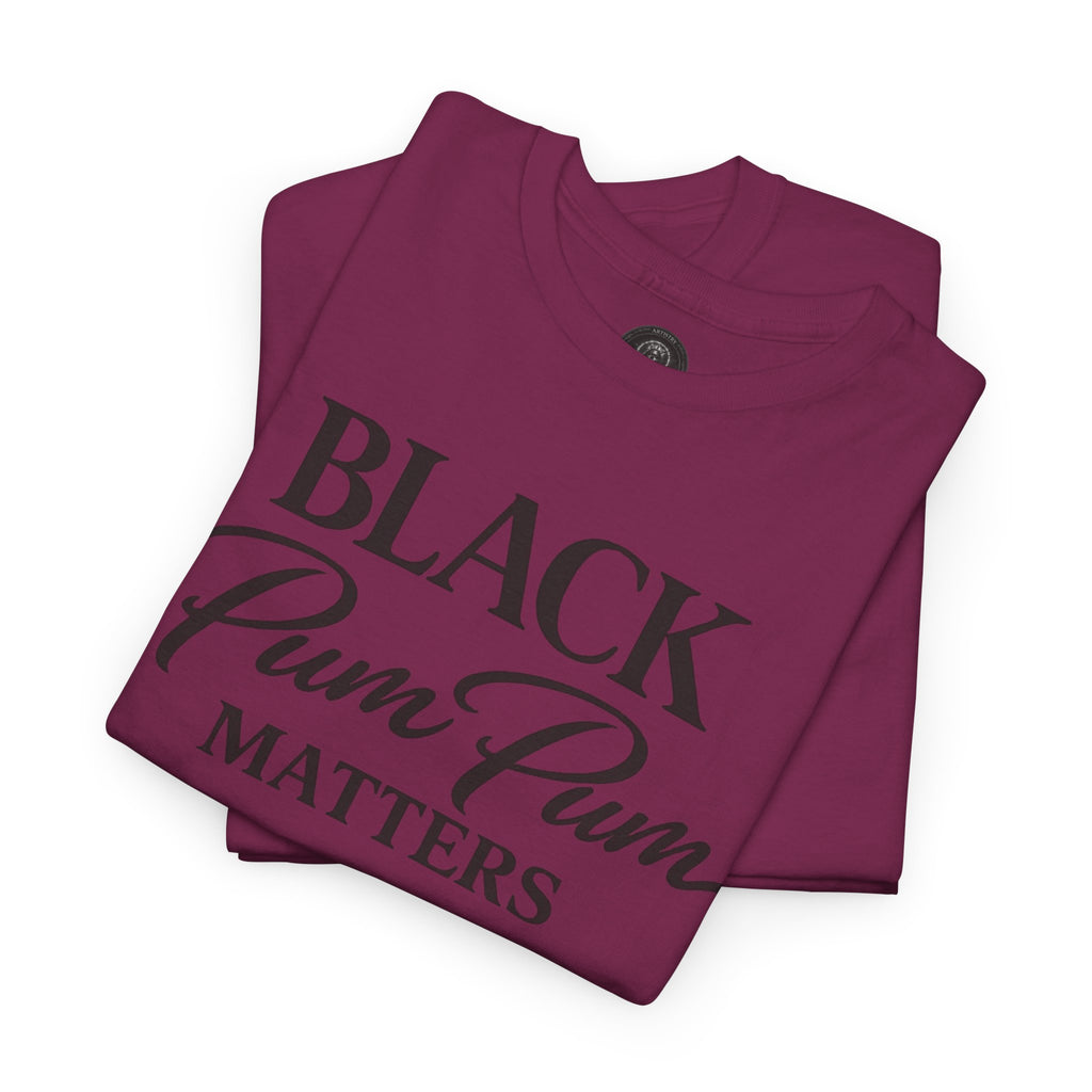House of H/N Tee BLACK PUM PUM MATTERS