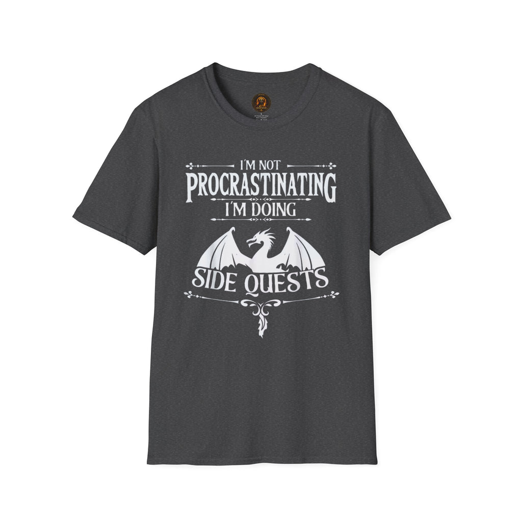 "I'm Not Procrastinating I'm Doing Side Quests" Dragon Gamer Tee