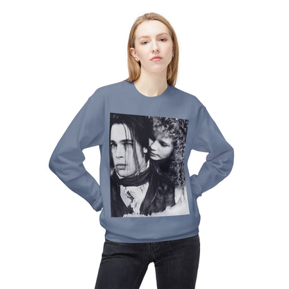 Vampire Romance Fleece Crewneck Sweatshirt, Cozy Sweatshirt, Gothic Fashion