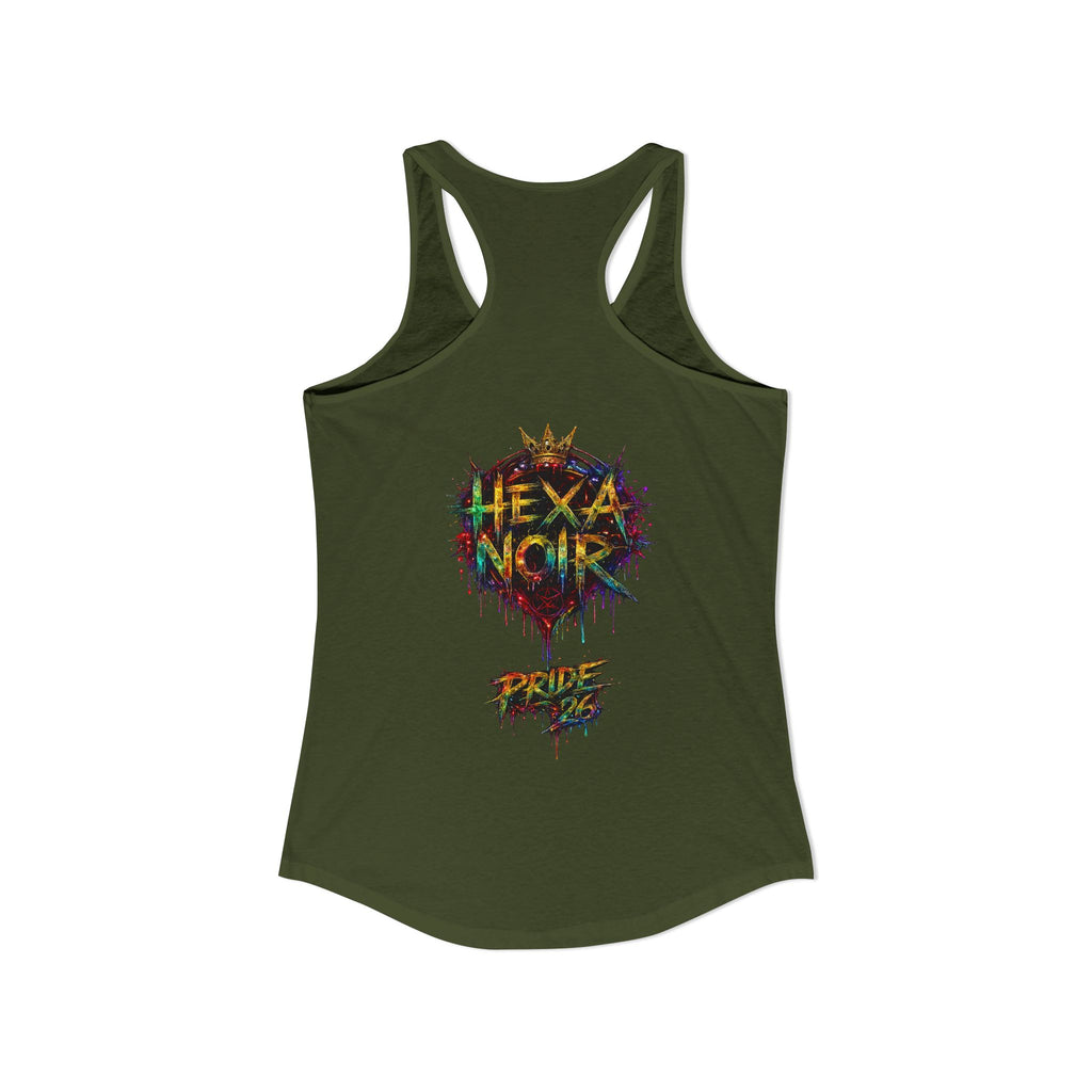 Kiss More Studs Racerback Tank  | Hexa Noir Pride '26