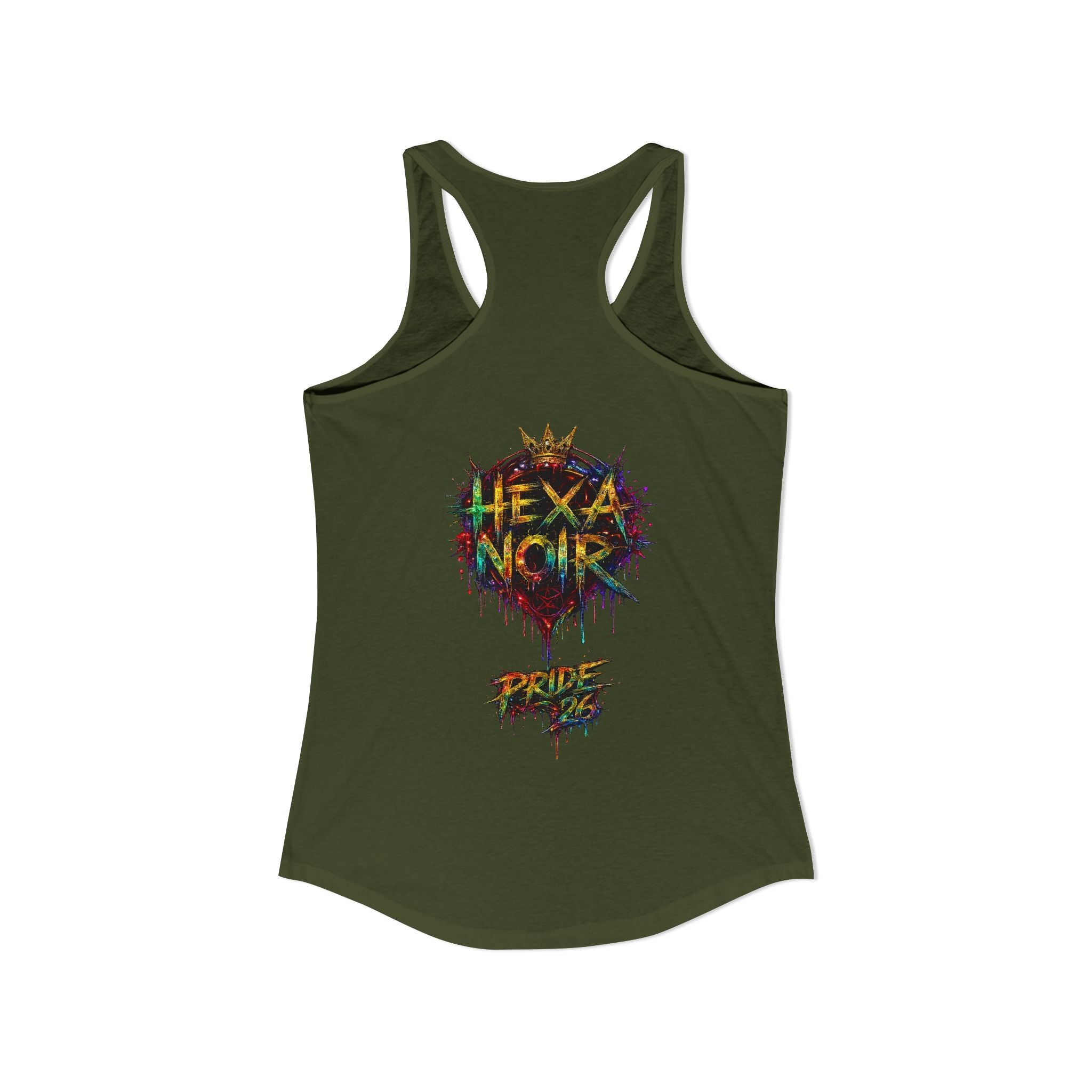 Kiss More Studs Racerback Tank  | Hexa Noir Pride '26