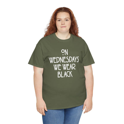 On Wednesdays We Wear Black T‑Shirt