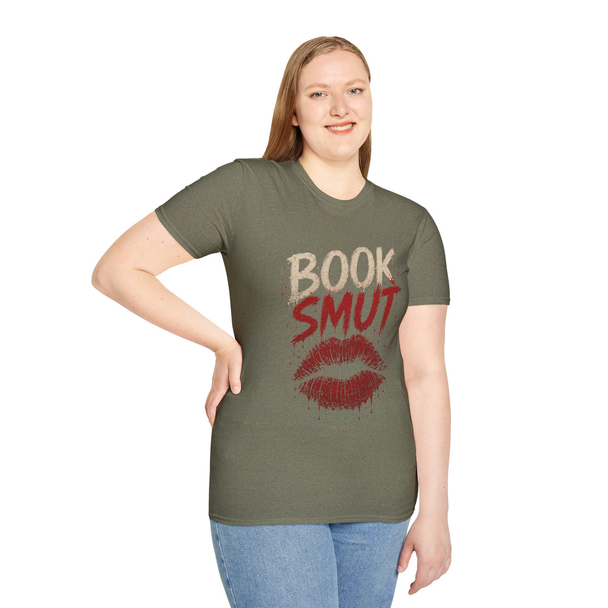 Book Smug  Lettering Tee  – Dark Romance Reader Aesthetic