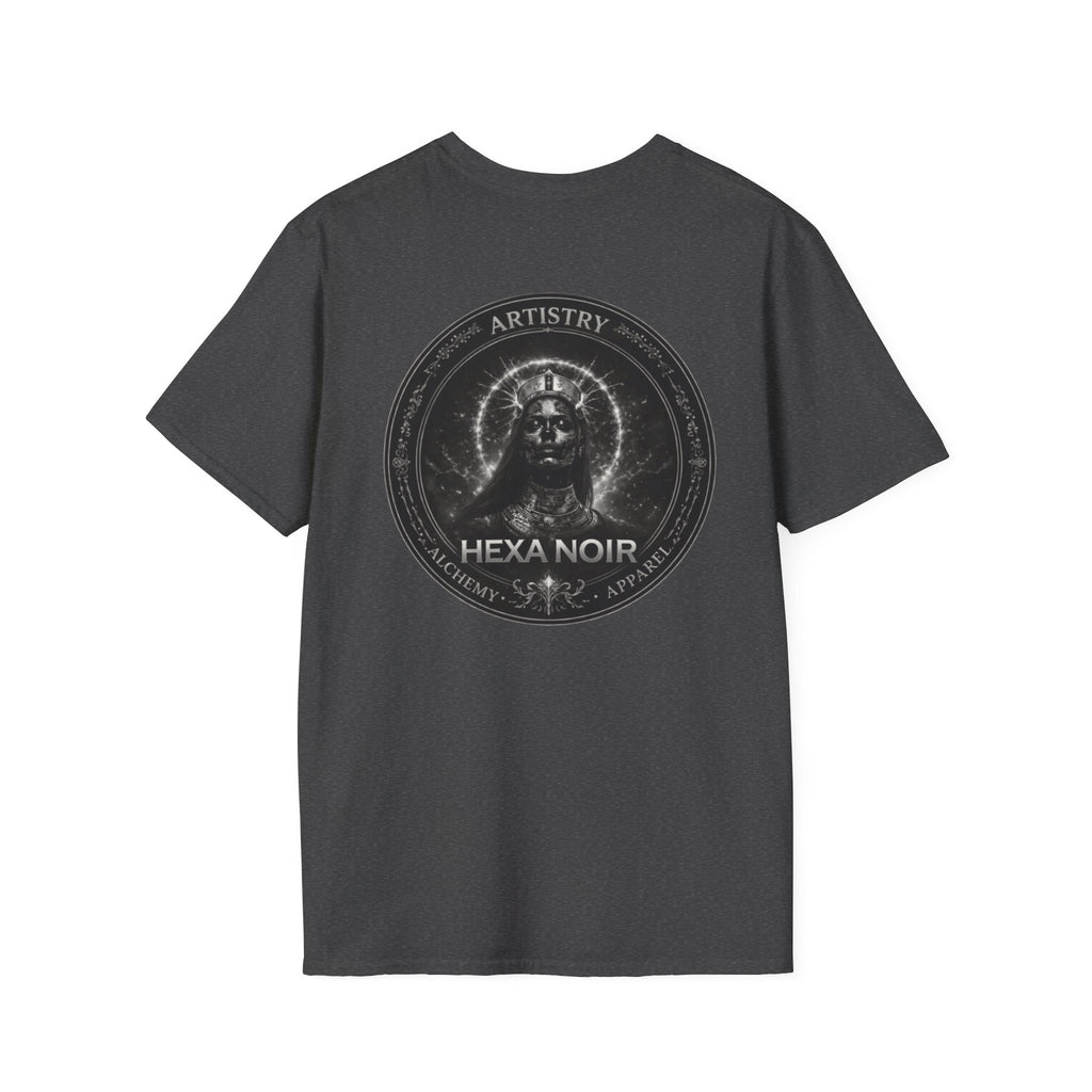 She/Her Daddy Gothic T-Shirt — Hexa Noir Back Logo