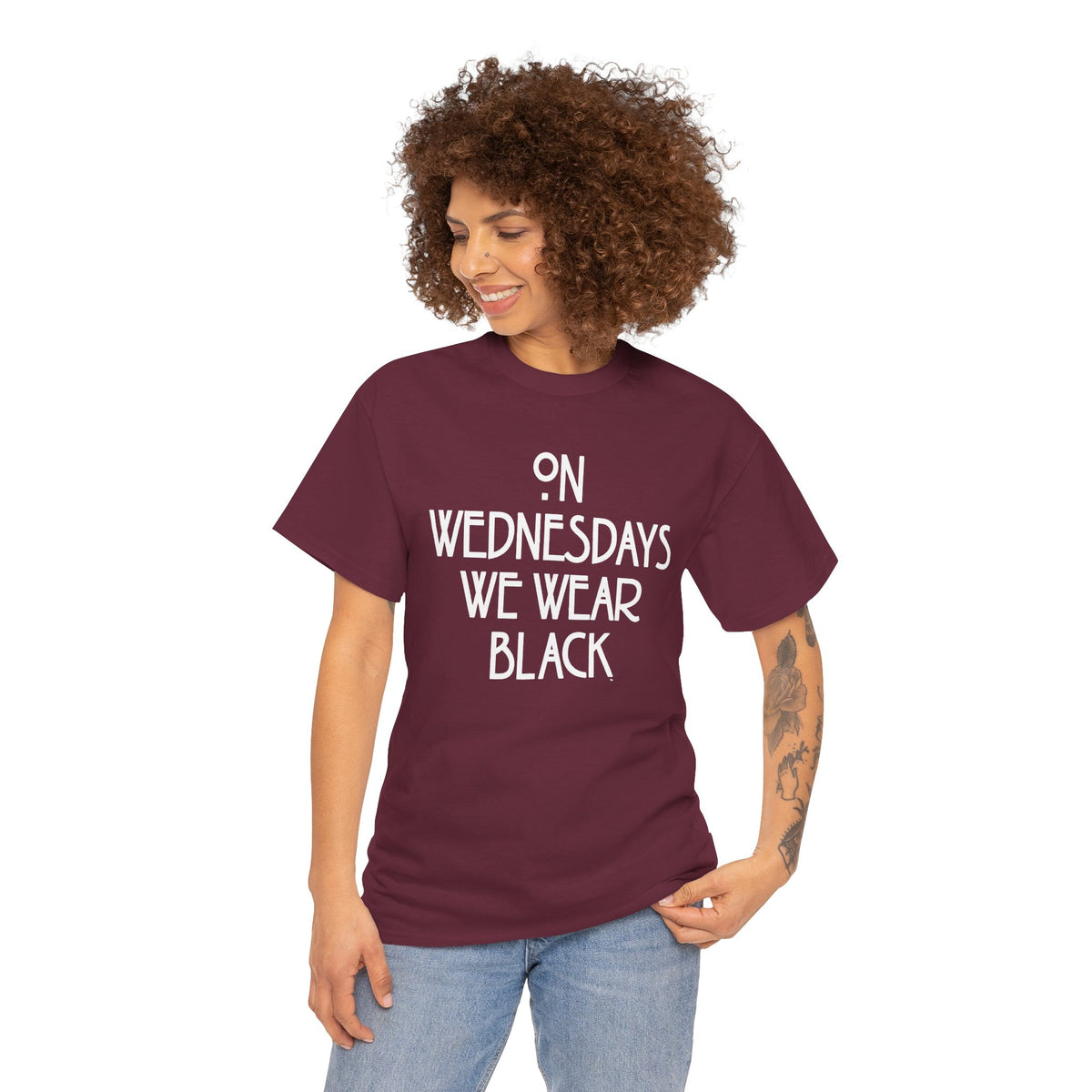 On Wednesdays We Wear Black T‑Shirt