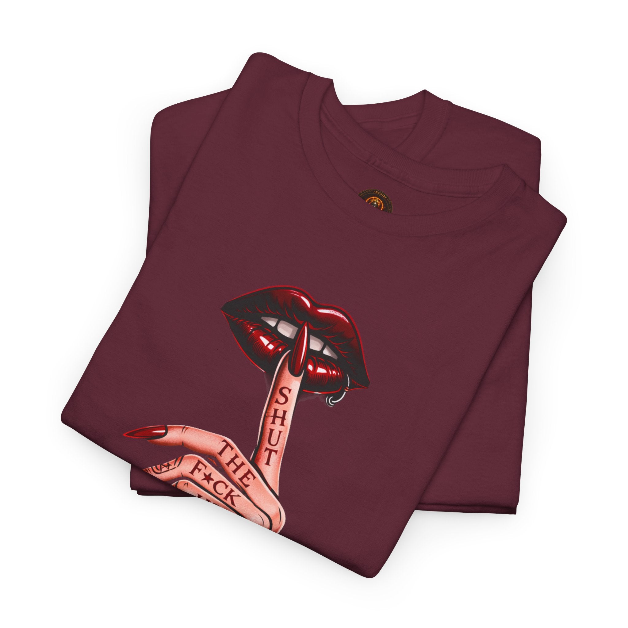 SILENCE. Unisex Statement Graphic Tee — Minimalist Dark Aesthetic