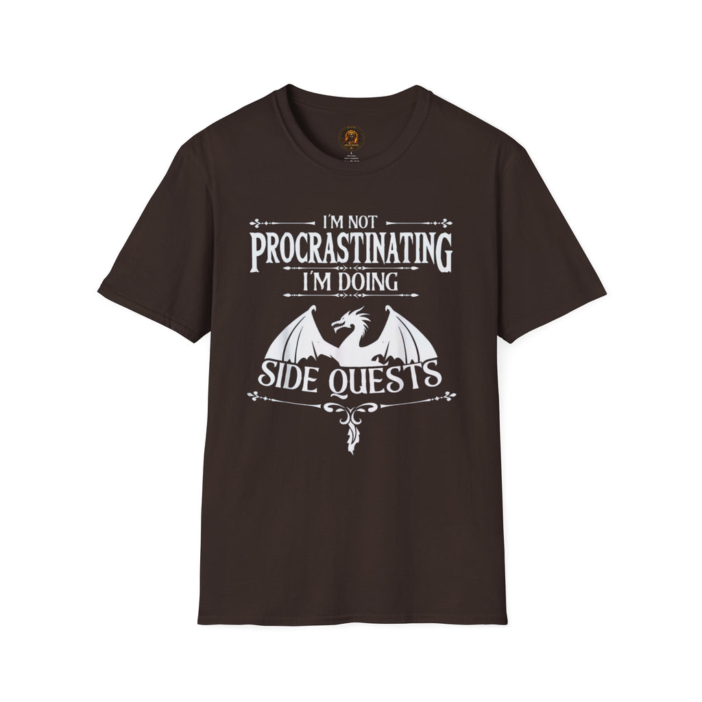 "I'm Not Procrastinating I'm Doing Side Quests" Dragon Gamer Tee