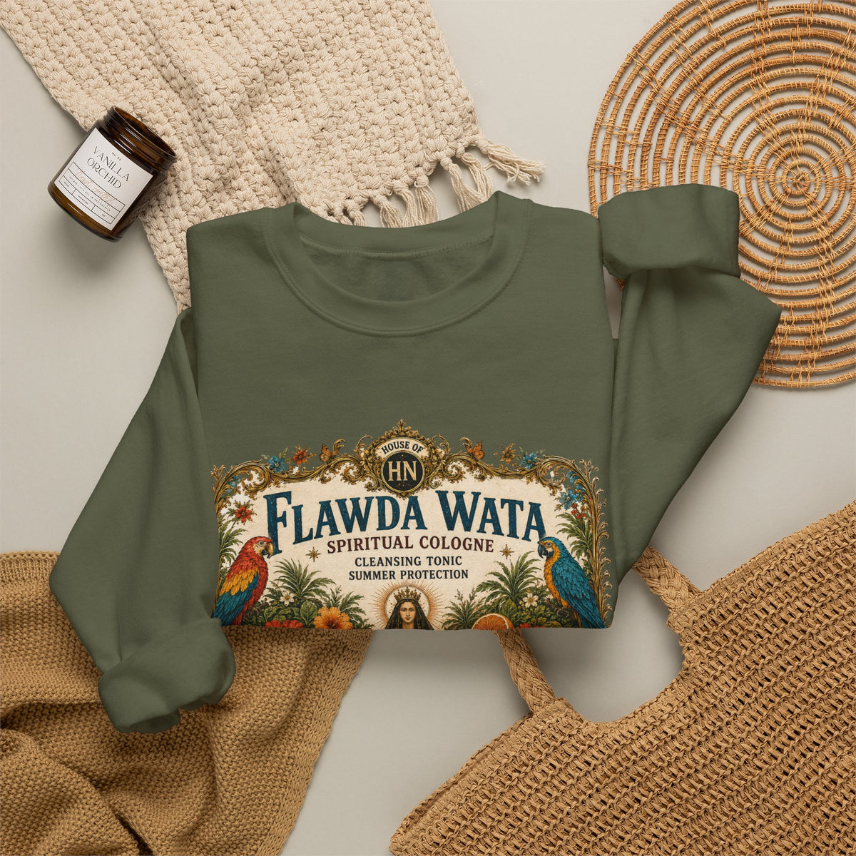 Hexa Noir Flawda Wata Summer Herbal Apothecary  Design