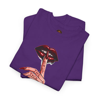 SILENCE. Statement Tee | Gothic Streetwear Shirt | Unisex Dark Aesthetic | Hexa Noir Graphic Tee