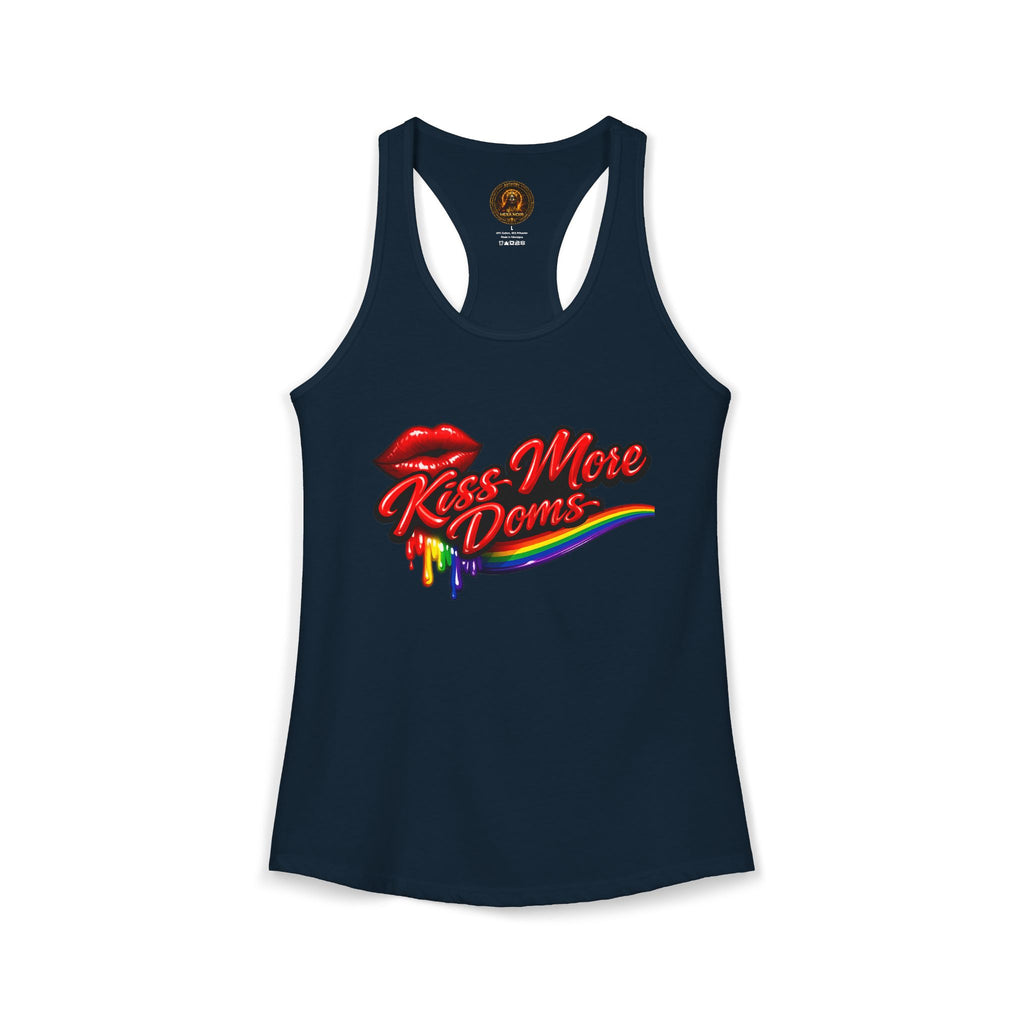 Kiss More Doms Pride Razorback Tank | Hexa Noir Pride '26