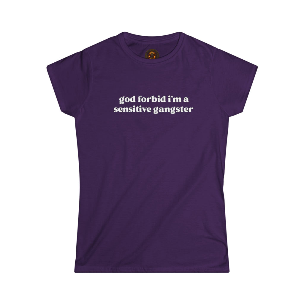 Sensitive Gangster Women's Sarcastic Graphic Tee