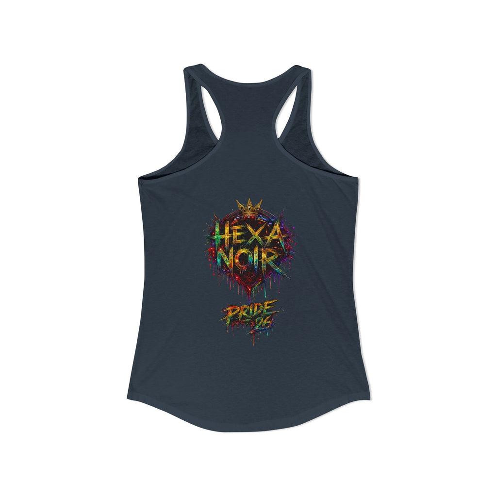 Kiss More Girls Pride Racerback Tank | Hexa Noir Pride '26 Collection
