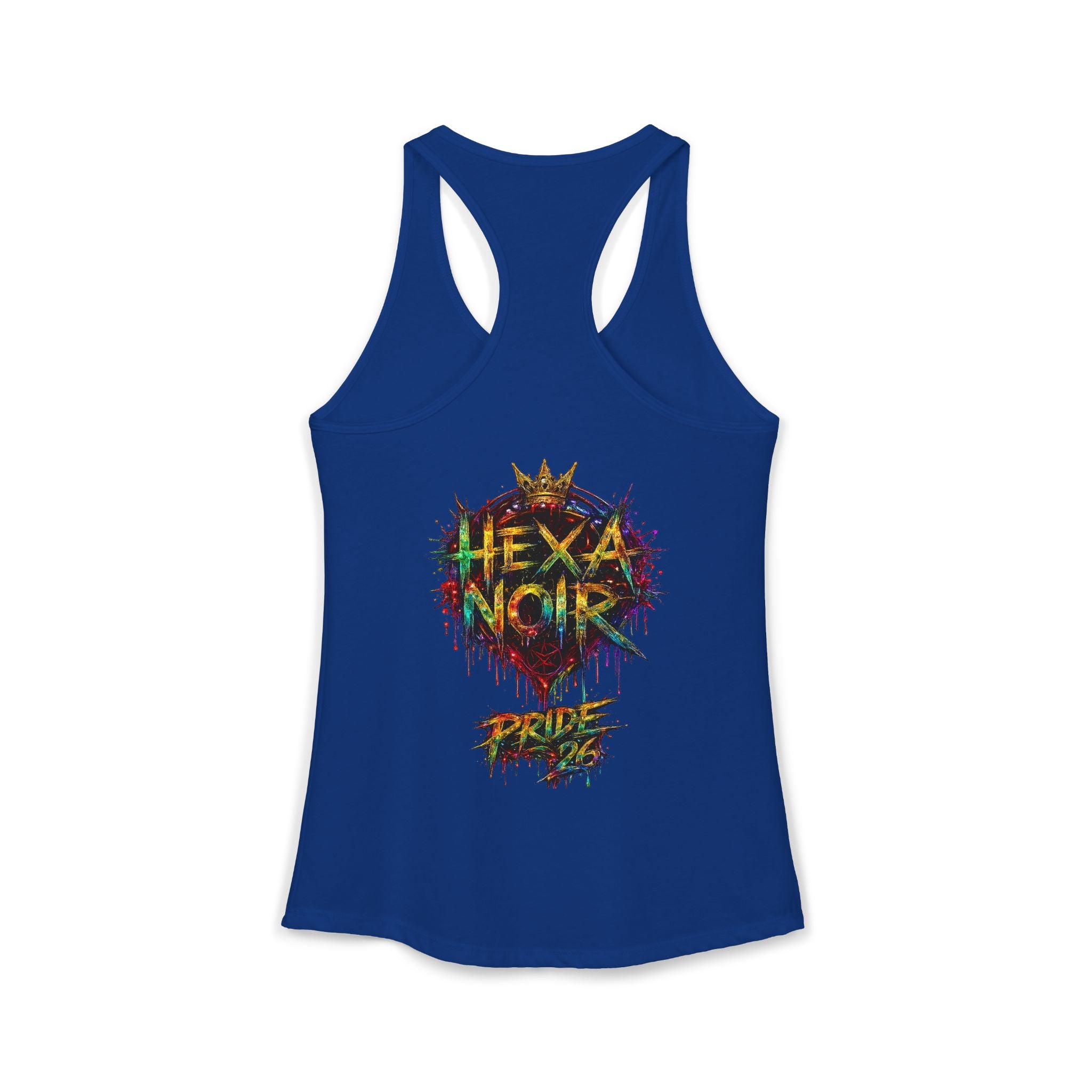 Kiss More Trans Girls Racerback Tank | Hexa Noir Pride '26 Collection