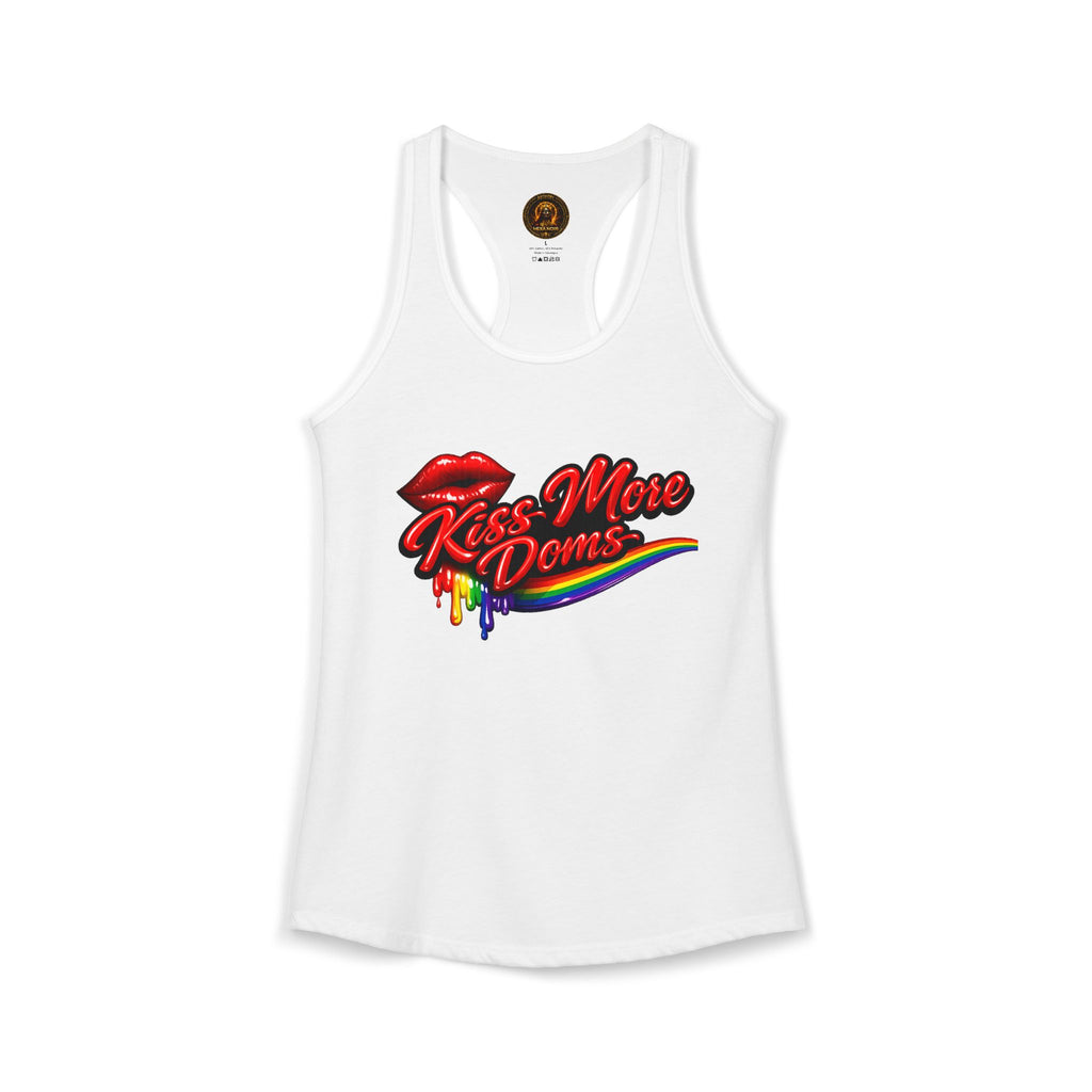 Kiss More Doms Pride Razorback Tank | Hexa Noir Pride '26