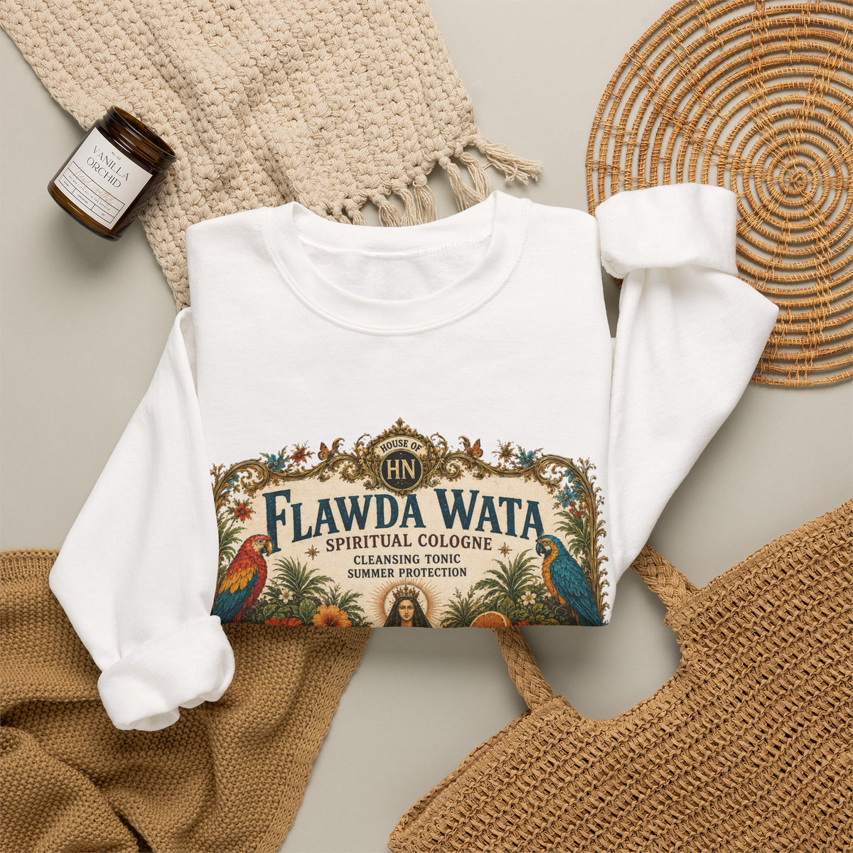 Hexa Noir Flawda Wata Summer Herbal Apothecary  Design