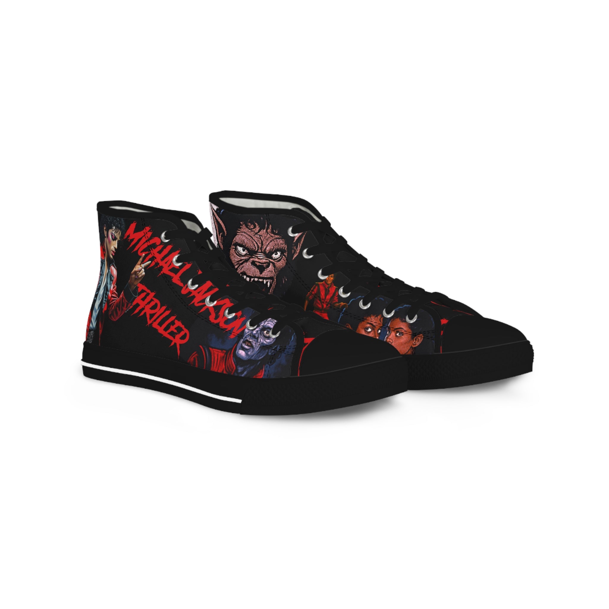 Thriller Inspired High Top Sneakers
