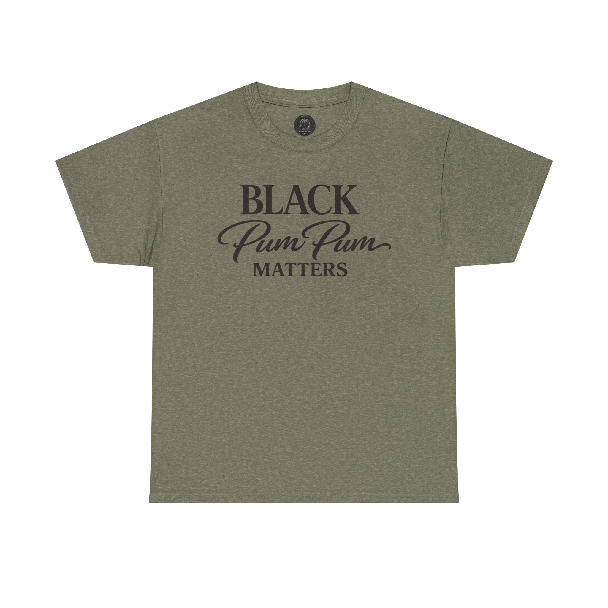House of H/N Tee BLACK PUM PUM MATTERS