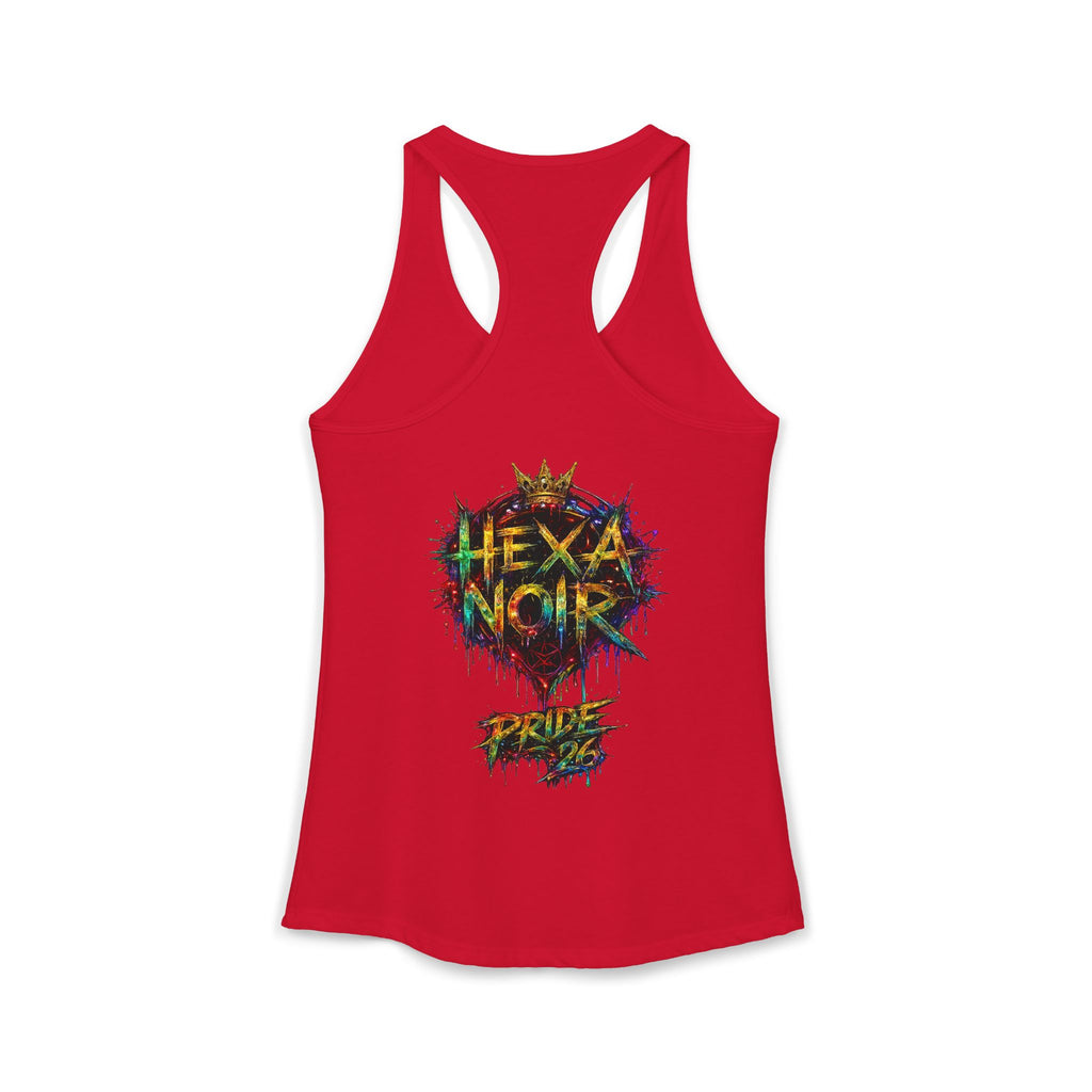 Kiss More Trans Girls Racerback Tank | Hexa Noir Pride '26 Collection