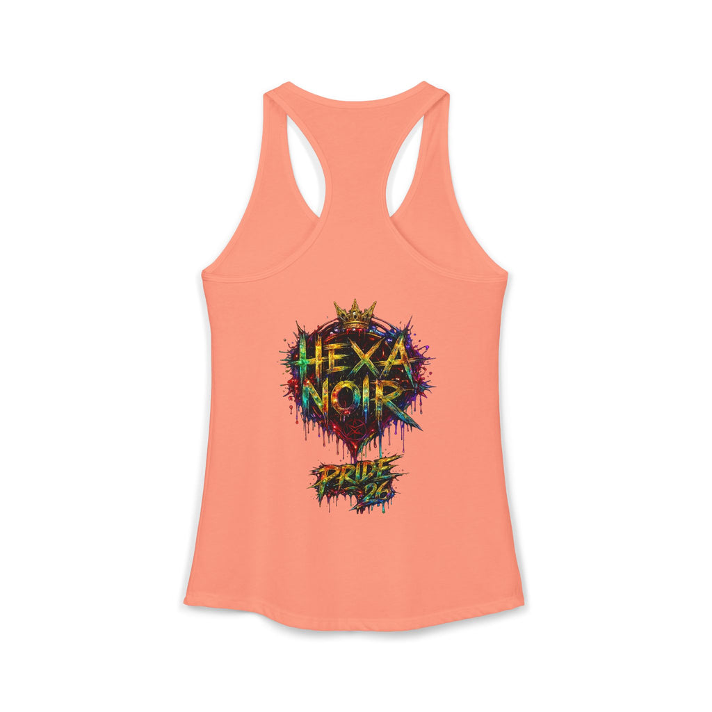Kiss More Trans Girls Racerback Tank | Hexa Noir Pride '26 Collection
