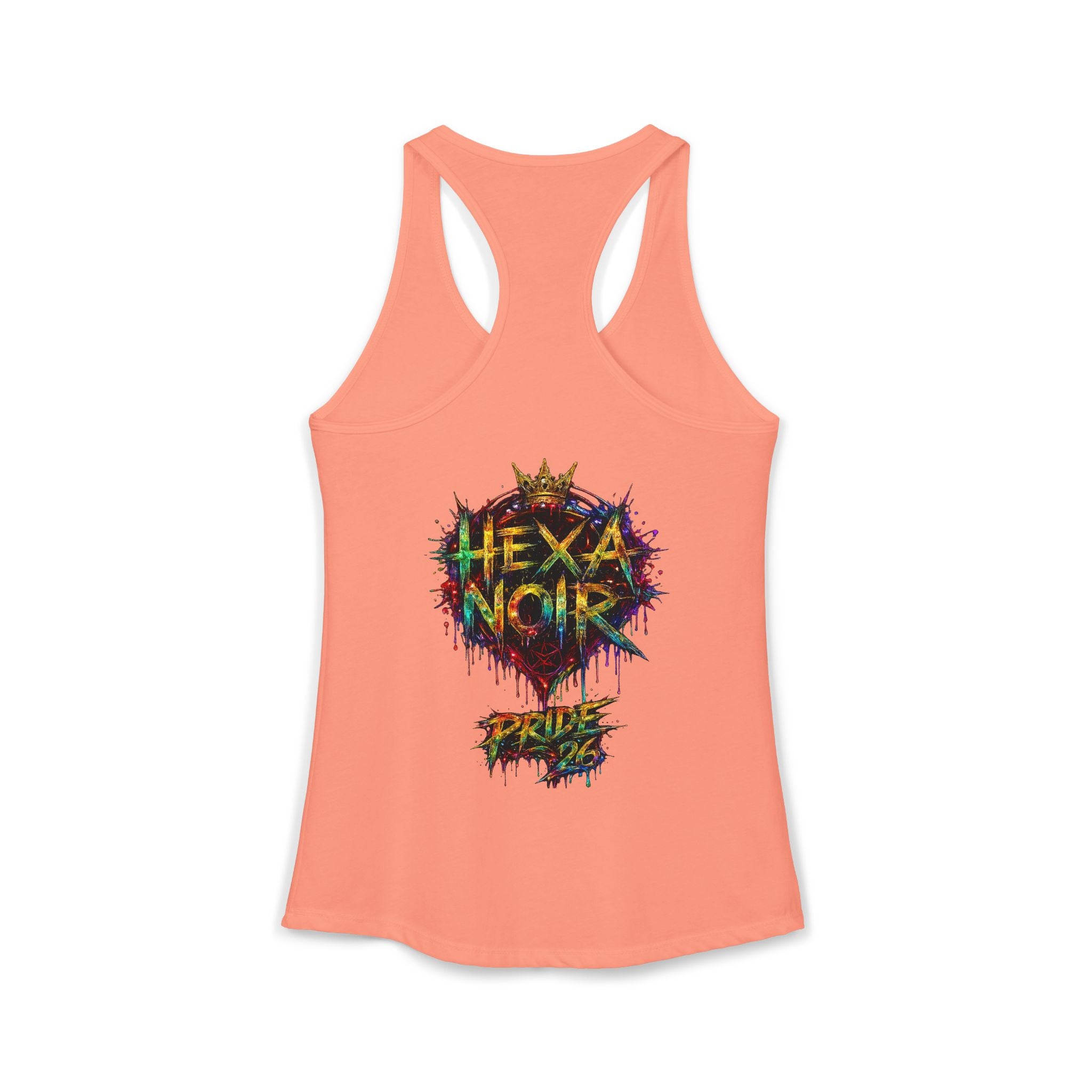 Kiss More Trans Girls Racerback Tank | Hexa Noir Pride '26 Collection