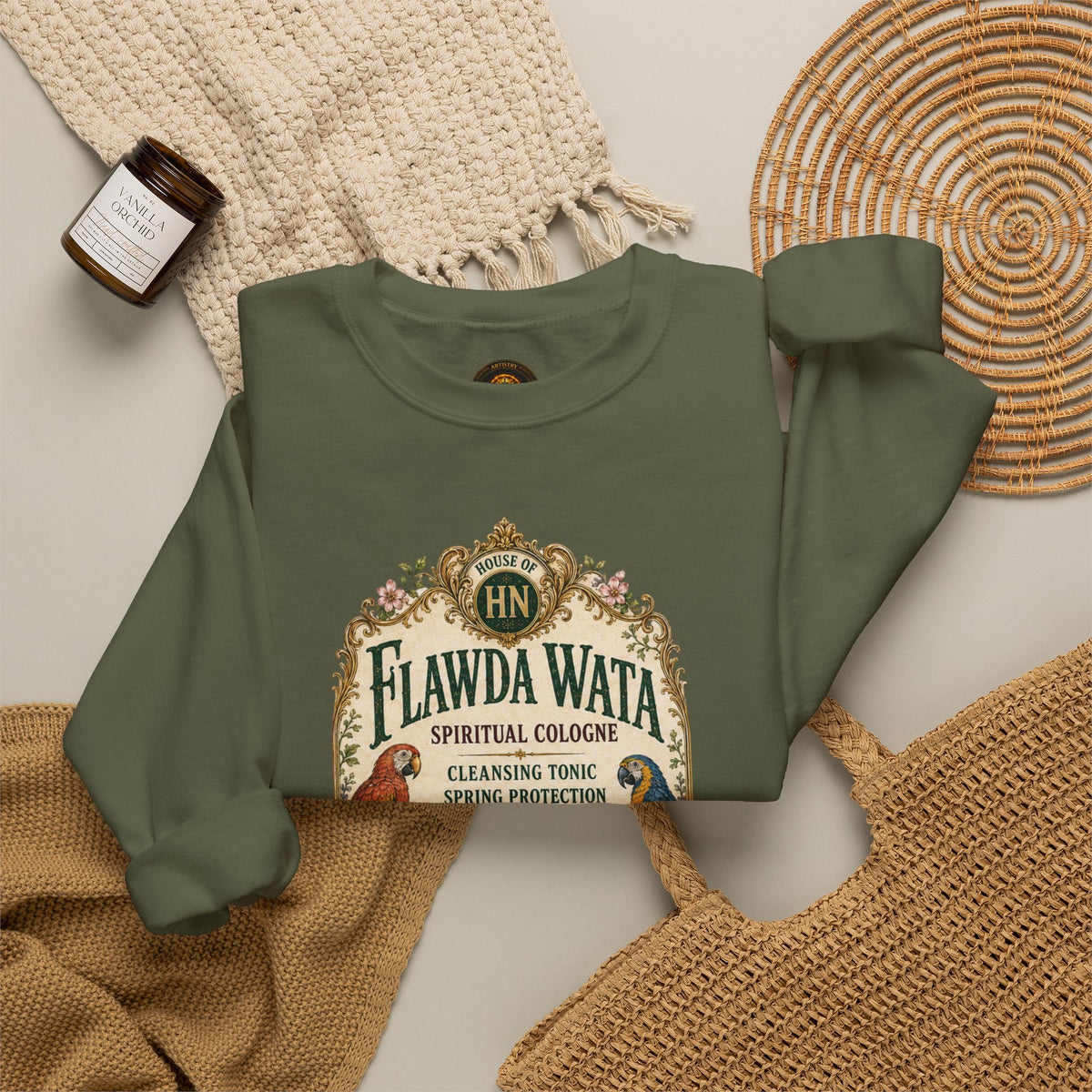 Hexa Noir Flawda Wata Spring Herbal Apothecary Design
