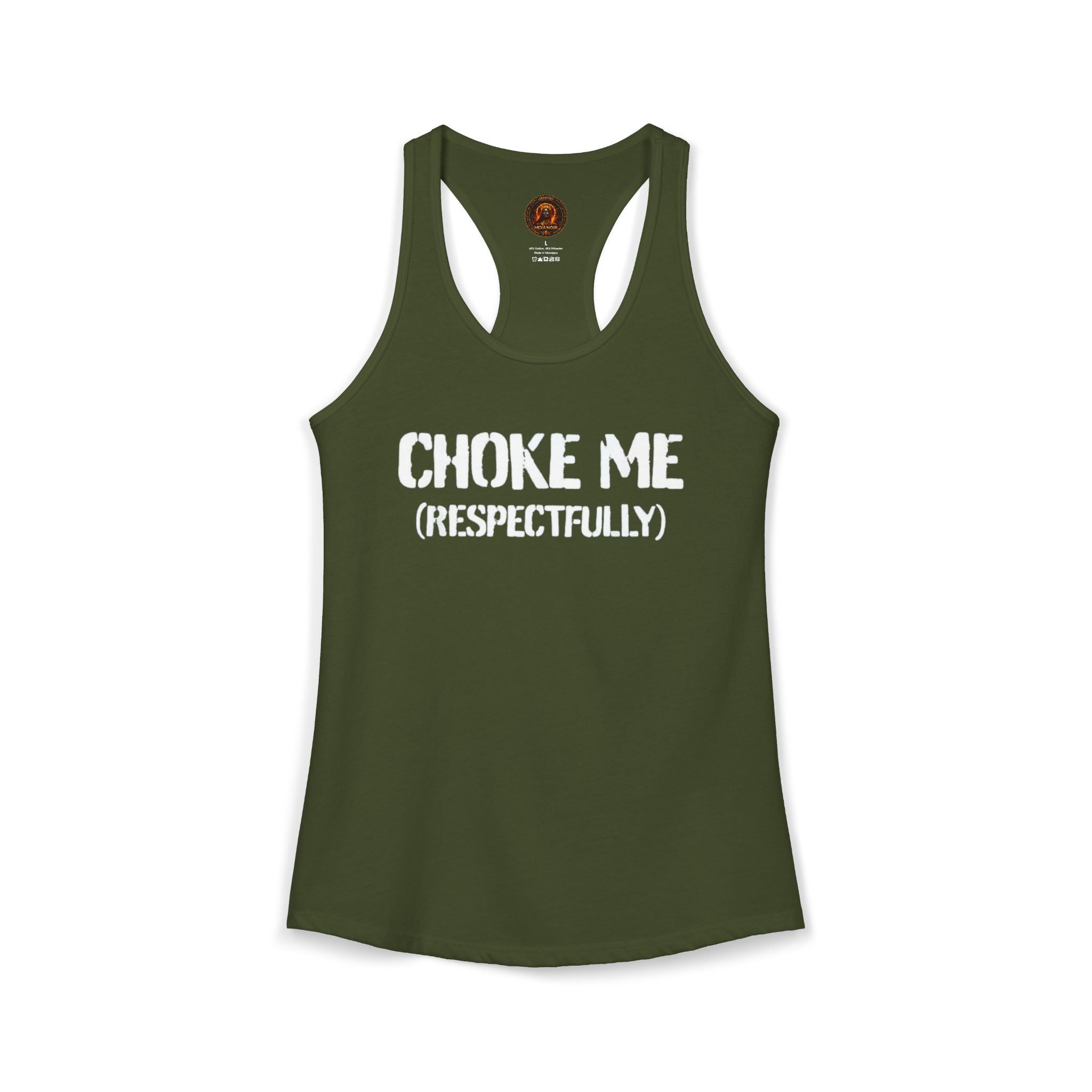 HΞXA Racerback Tank – White