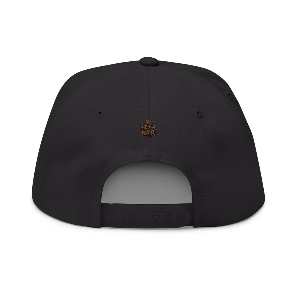 Choke Me (Respectfully) Embroidered Flat Bill Cap — Bold Novelty Snapback Hat