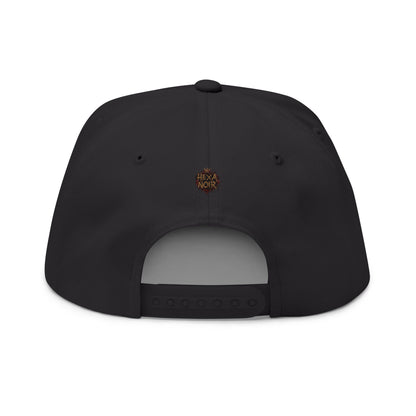 Choke Me (Respectfully) Embroidered Flat Bill Cap — Bold Novelty Snapback Hat