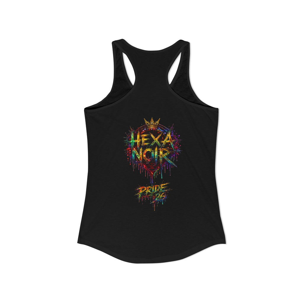 Kiss More Studs Racerback Tank  | Hexa Noir Pride '26