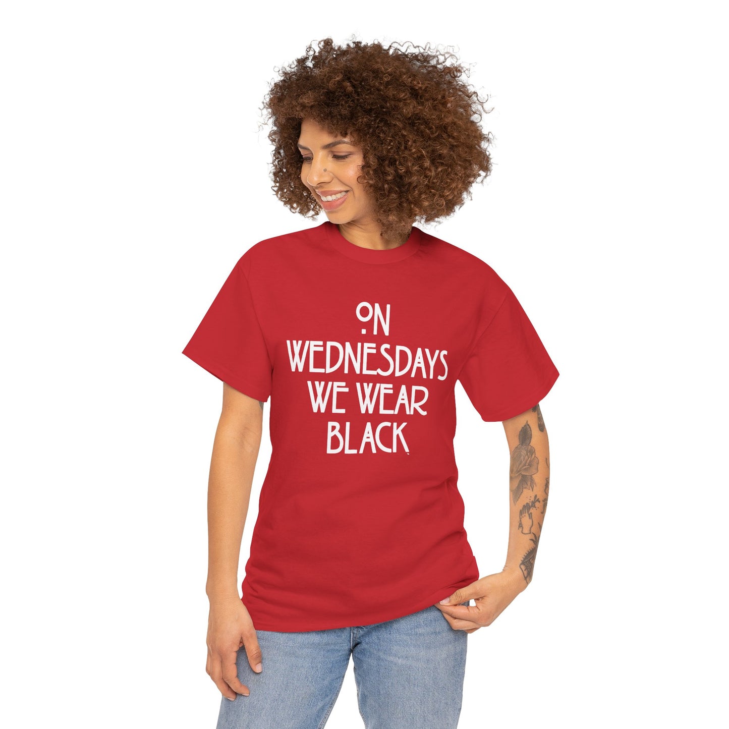 On Wednesdays We Wear Black T‑Shirt
