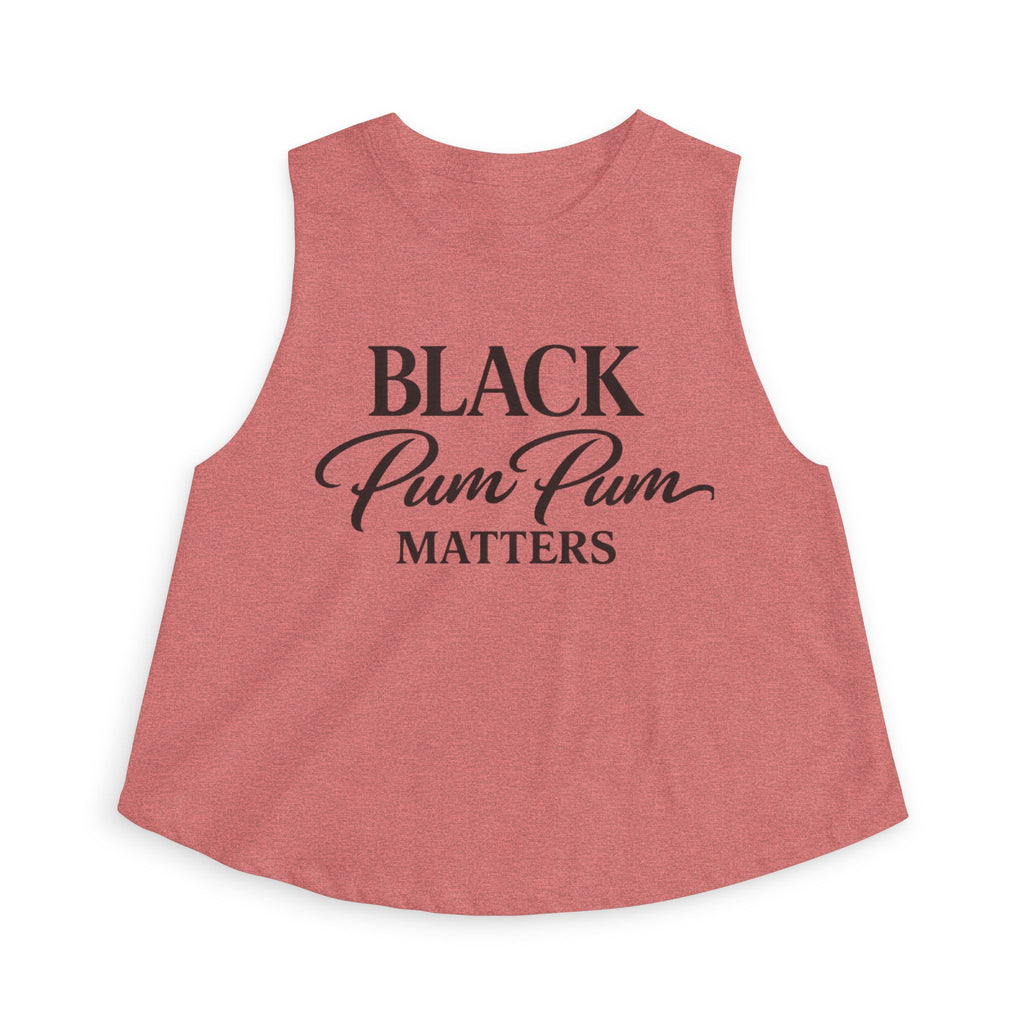 House of H/N Black Pum Pum Matters Crop Top