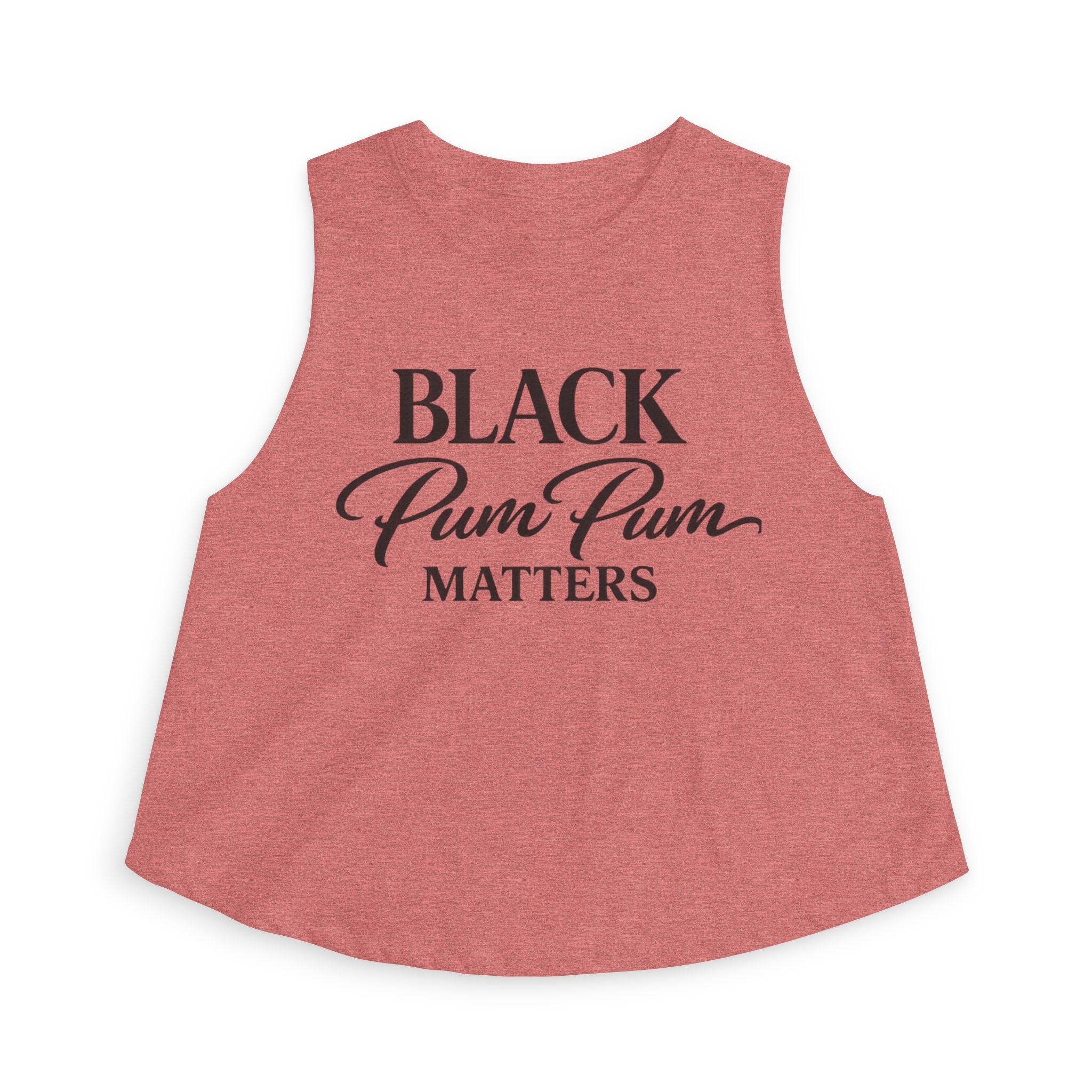 House of H/N Black Pum Pum Matters Crop Top