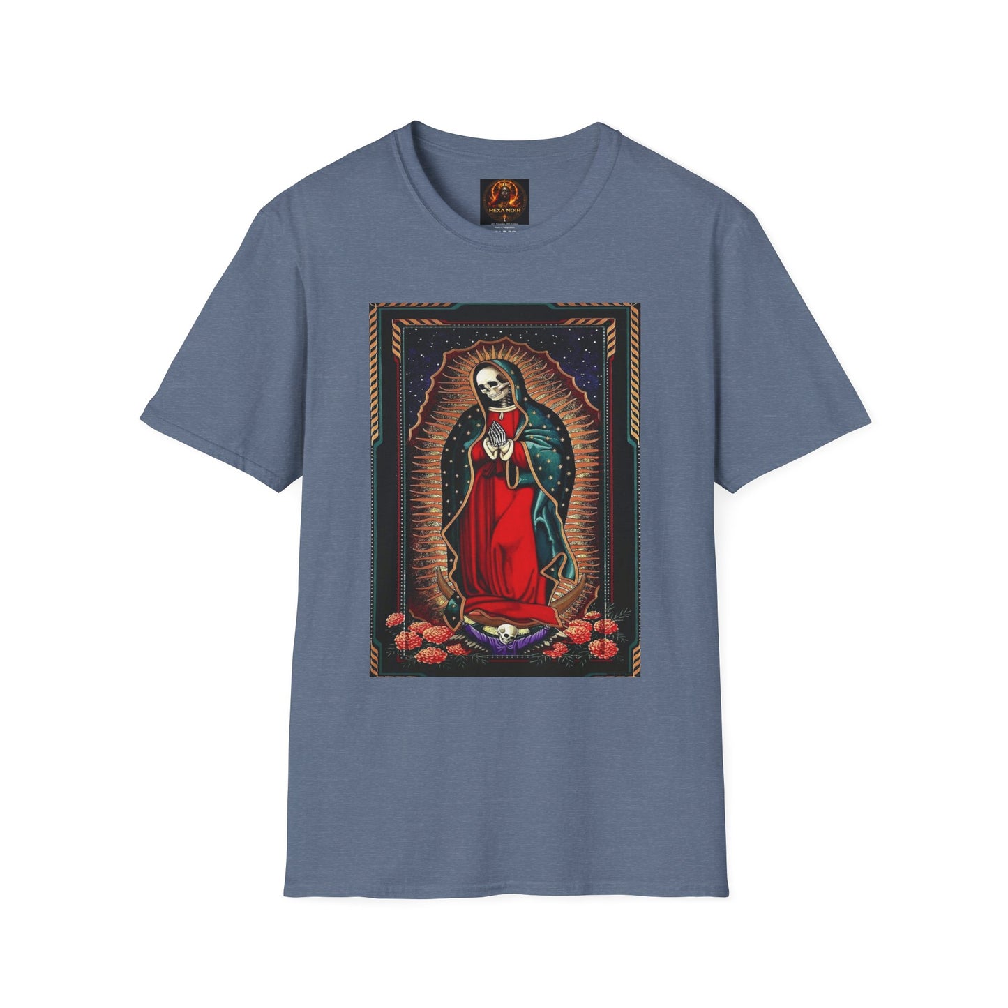 Día de los Muertos Skeleton Virgin T-Shirt, Softstyle Unisex Tee