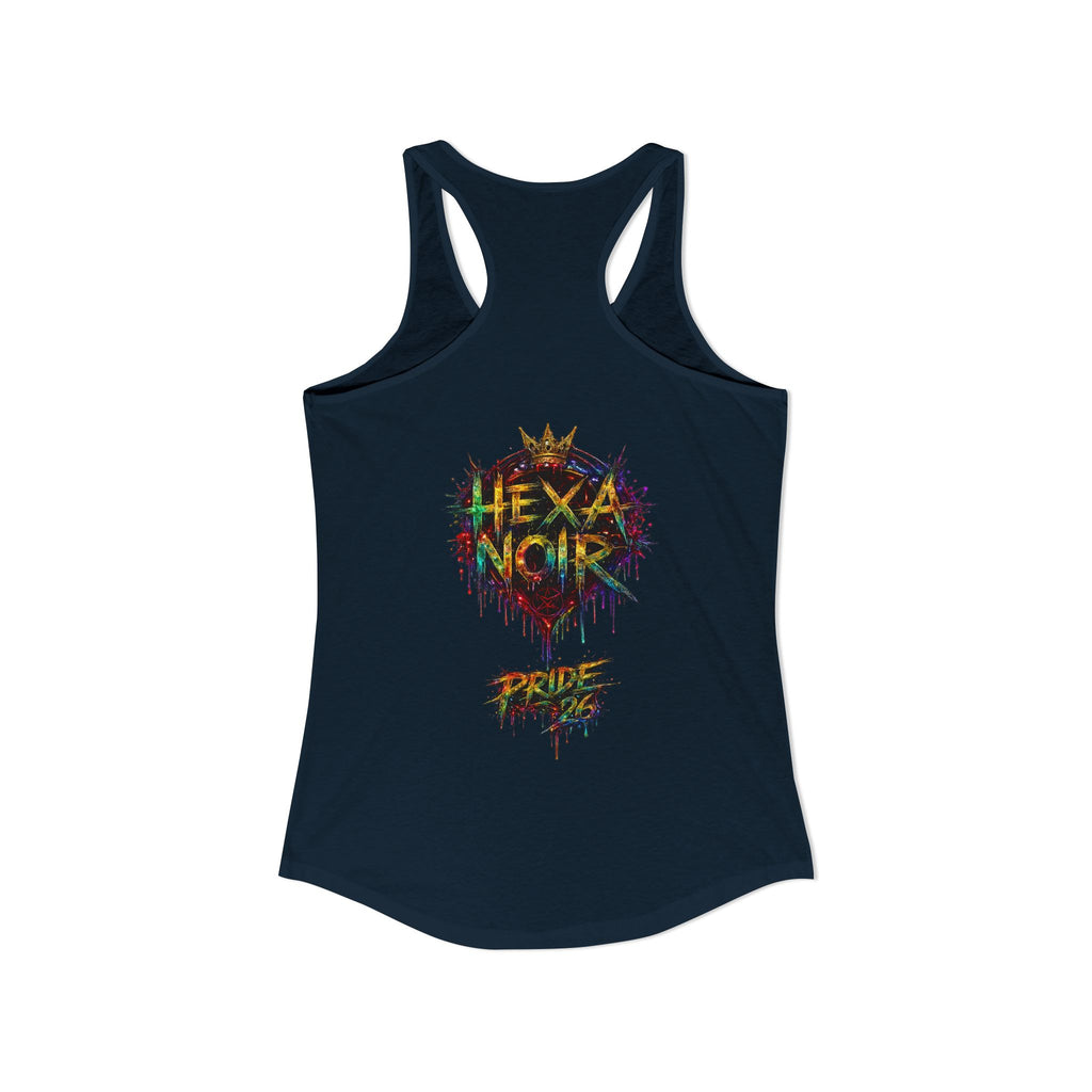 Kiss More Studs Racerback Tank  | Hexa Noir Pride '26
