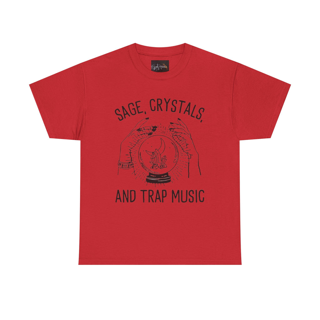 Salvia, Cristalli e Trap Music, Abbigliamento casual, Regalo per amanti della musica, Maglietta spirituale