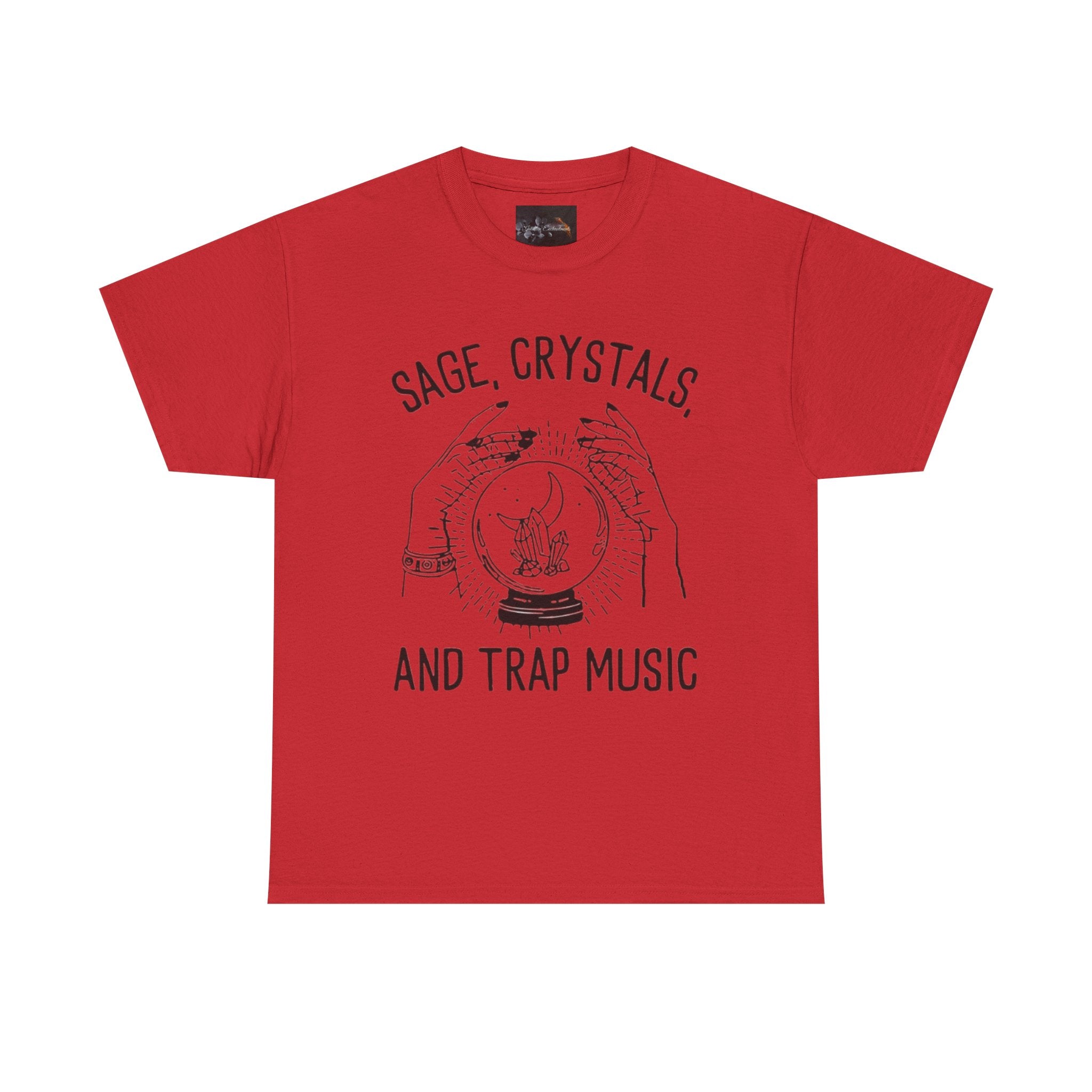Salvia, Cristalli e Trap Music, Abbigliamento casual, Regalo per amanti della musica, Maglietta spirituale