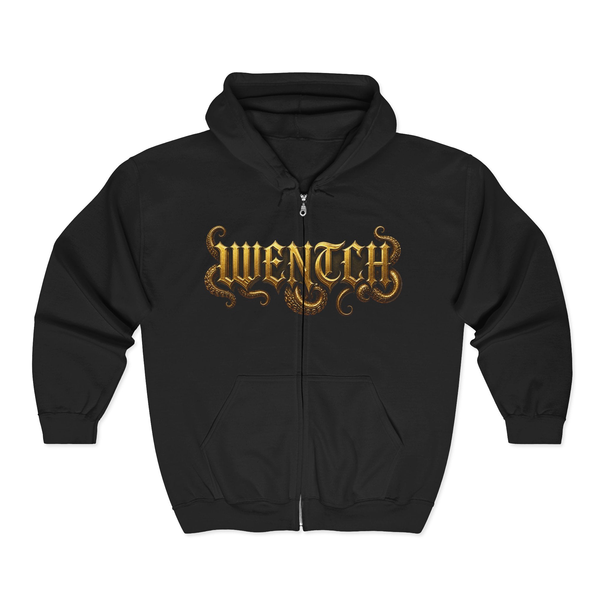 Wentch Gothic Gold Script with Hexa Noir Logo