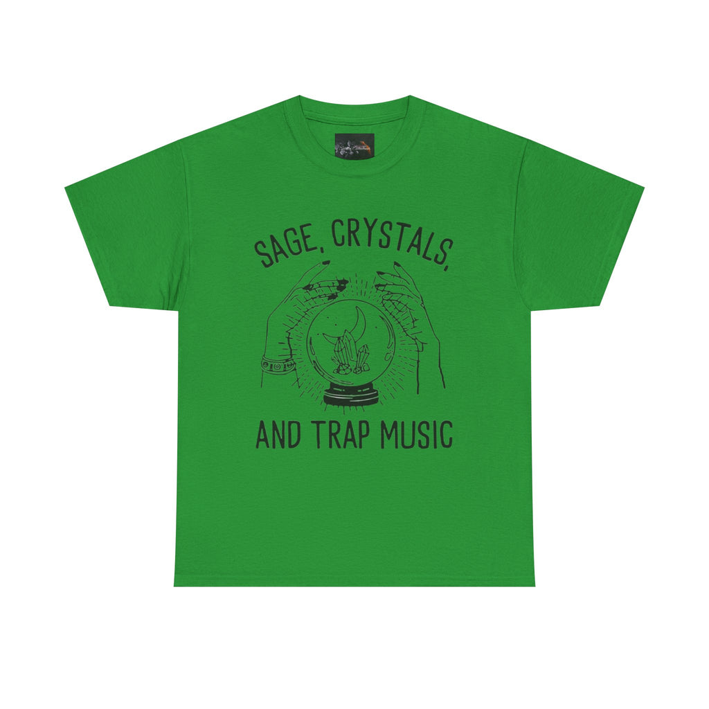 Salvia, Cristalli e Trap Music, Abbigliamento casual, Regalo per amanti della musica, Maglietta spirituale