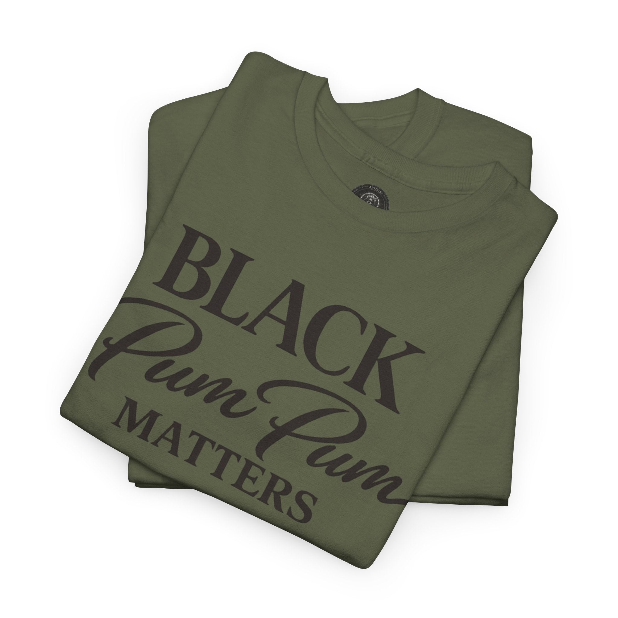 House of H/N Tee BLACK PUM PUM MATTERS