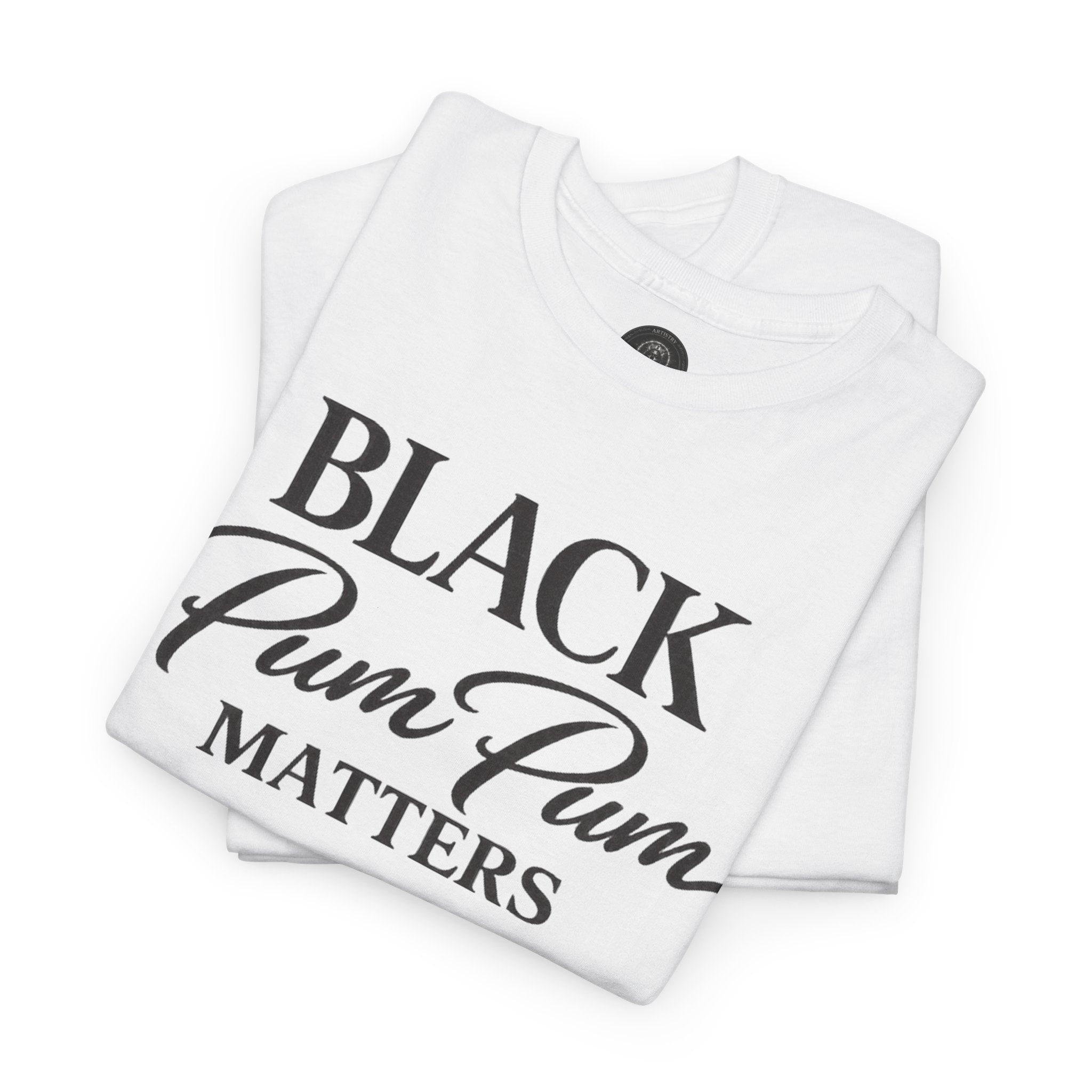 House of H/N Tee BLACK PUM PUM MATTERS