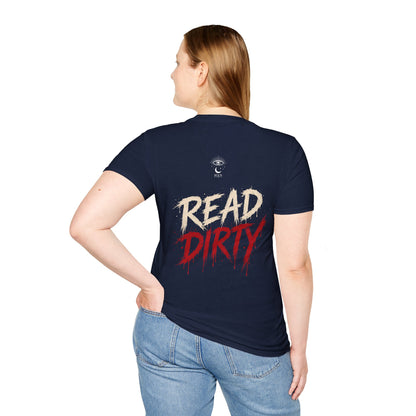 Book Smug  Lettering Tee  – Dark Romance Reader Aesthetic
