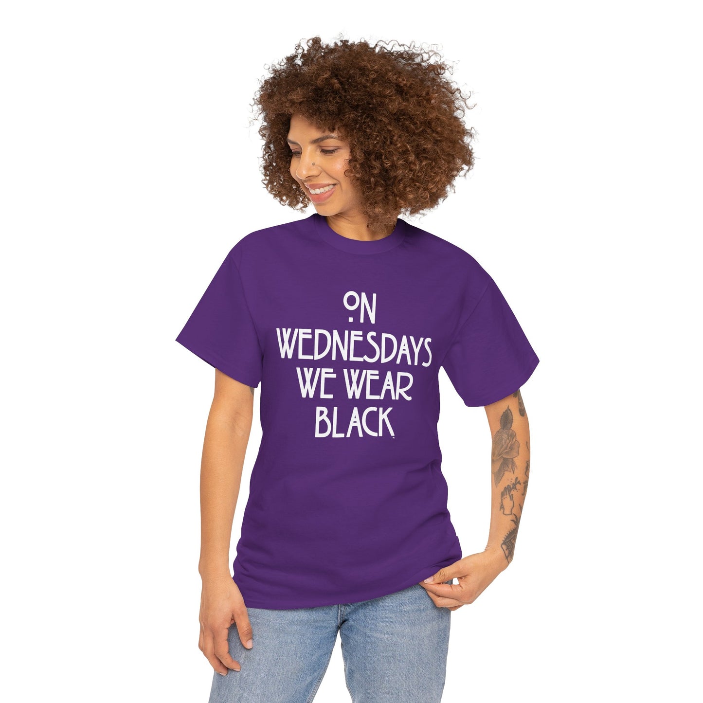 On Wednesdays We Wear Black T‑Shirt