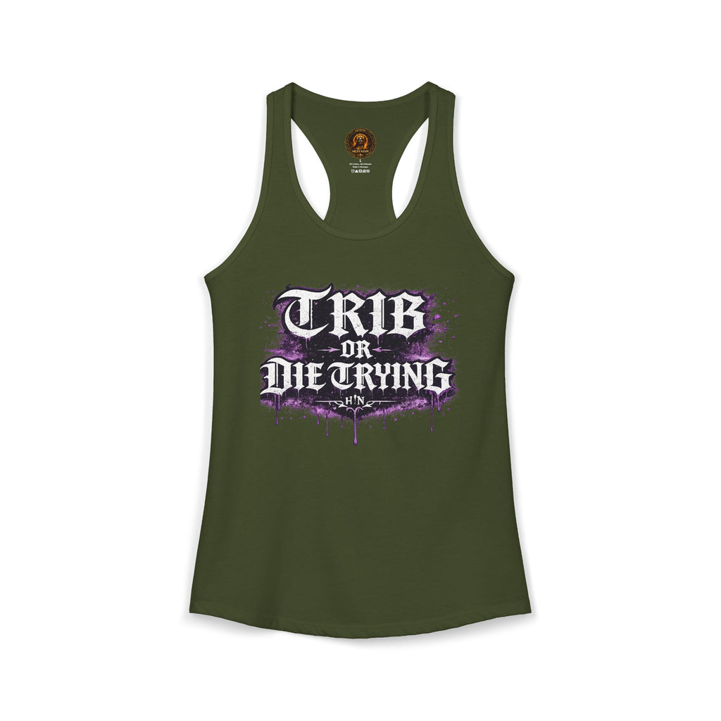 TRIB OR DIE TRYING | Queer Goth Pride Tank