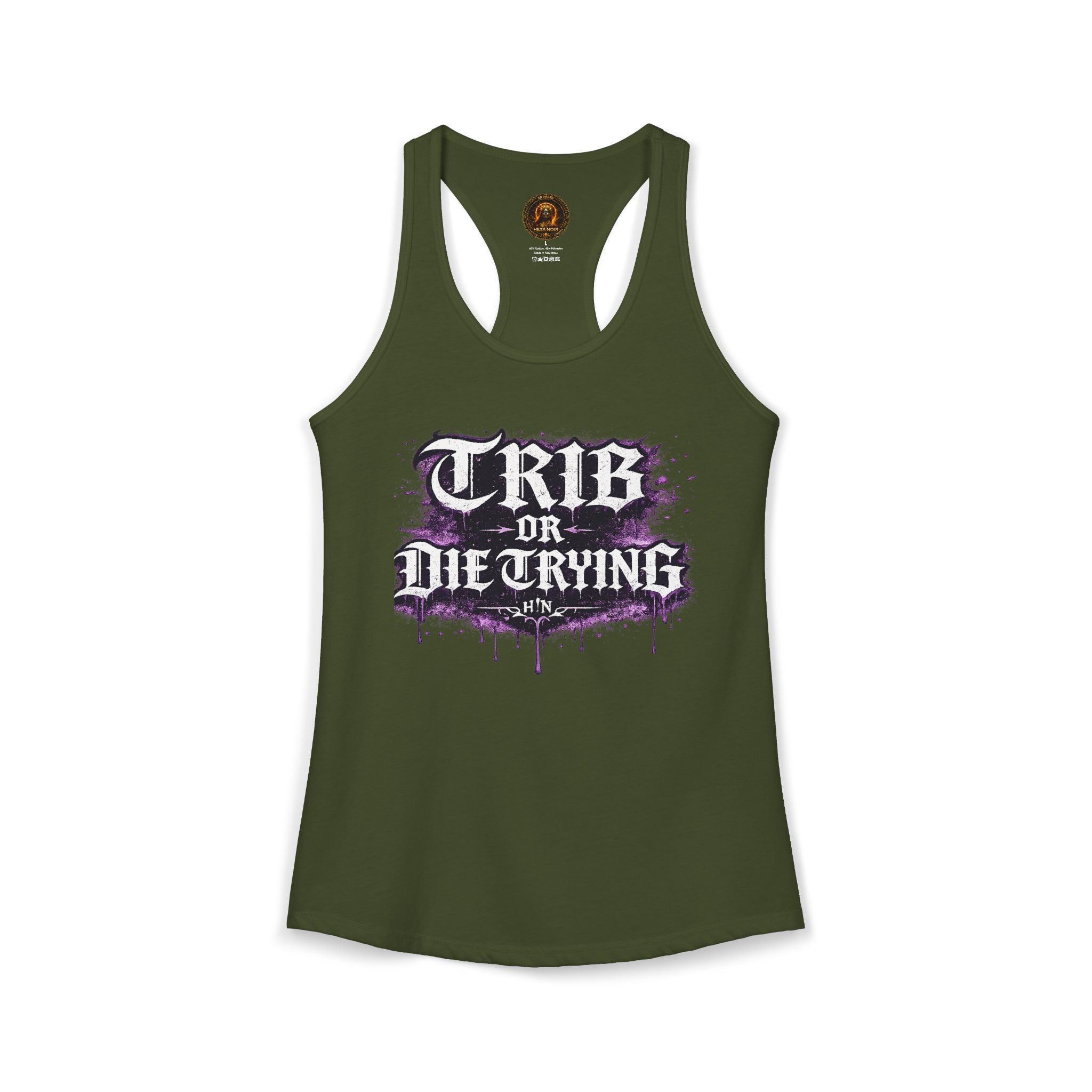 TRIB OR DIE TRYING | Queer Goth Pride Tank