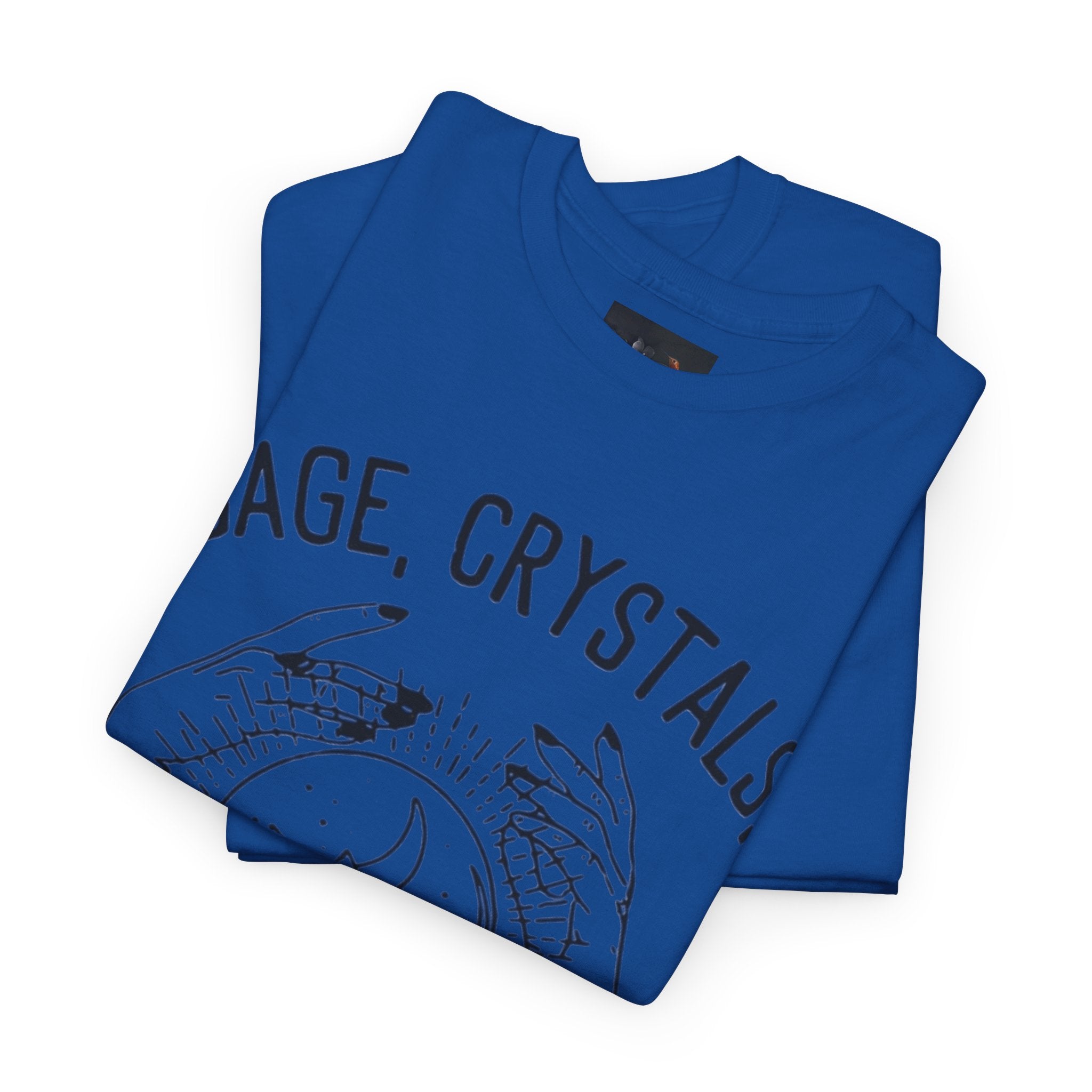 Salvia, Cristalli e Trap Music, Abbigliamento casual, Regalo per amanti della musica, Maglietta spirituale