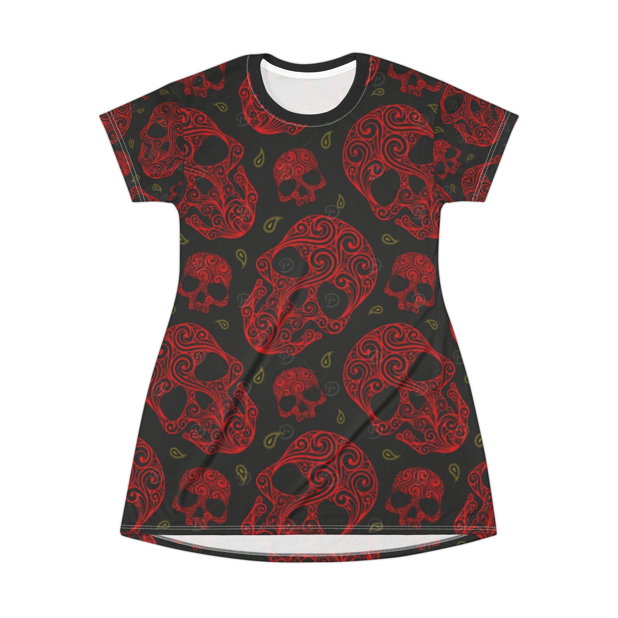 Blood Rose Skull Dress – Gothic Luxe Collection