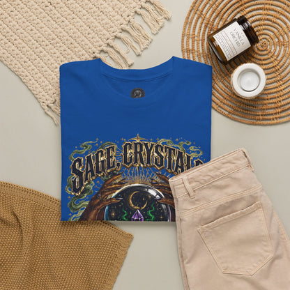 Sage, Crystals, and Trap Music, Casual Wear, Gift for Music Lovers, Spiritual Tee