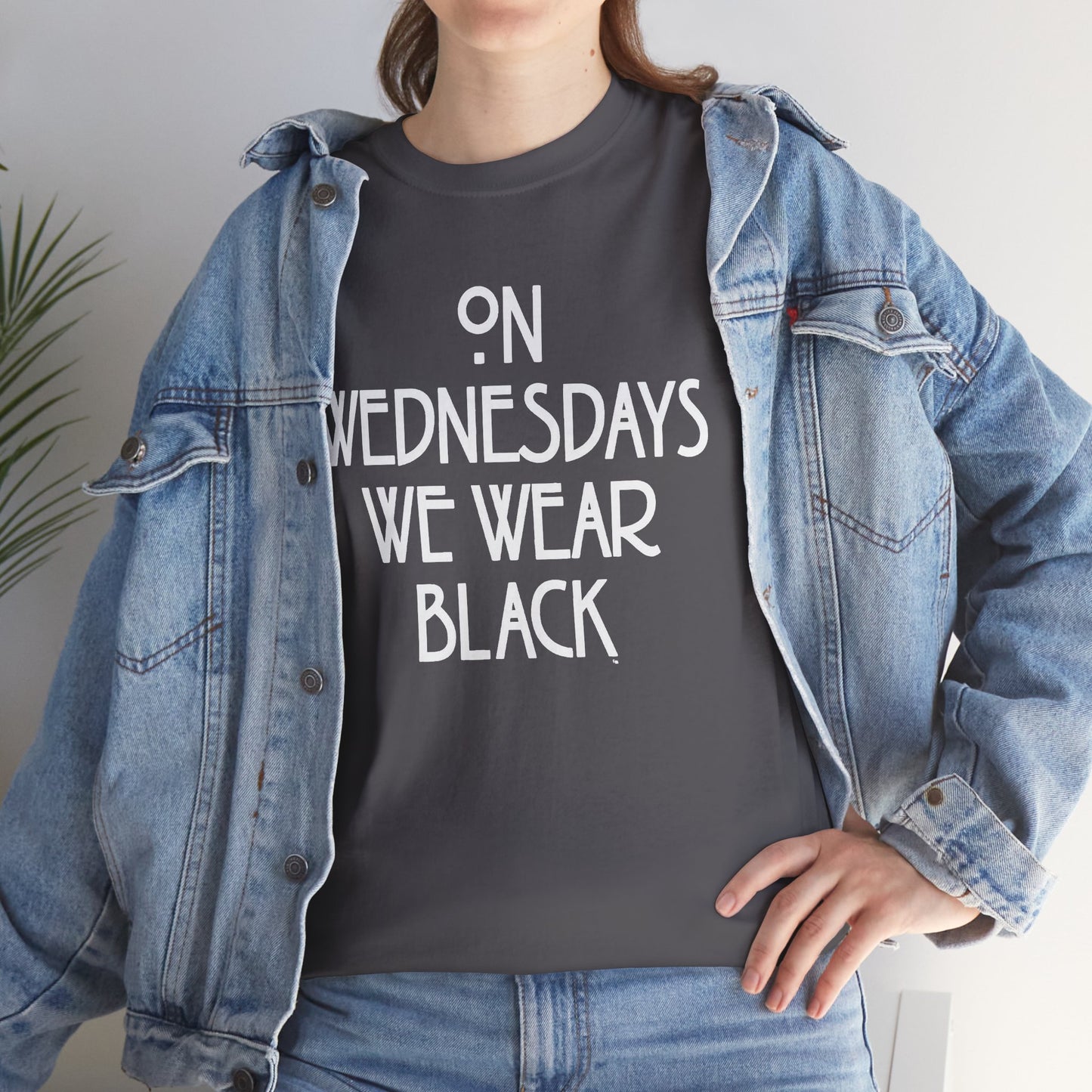 On Wednesdays We Wear Black T‑Shirt