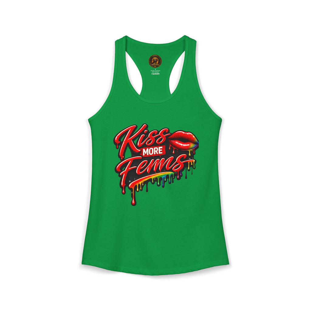 Kiss More Fems Pride Racerback Tank| Hexa Noir Pride '26 Collection