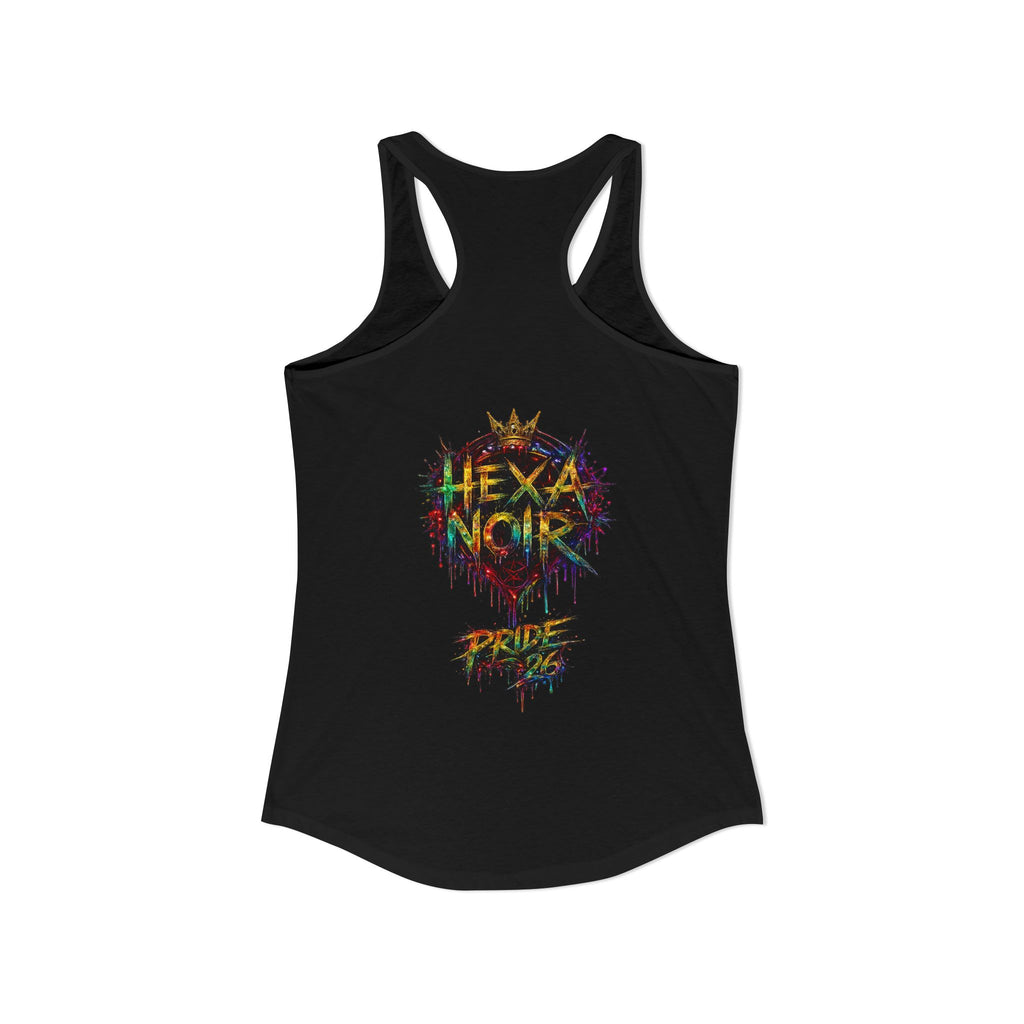 Kiss More Girls Pride Racerback Tank | Hexa Noir Pride '26 Collection